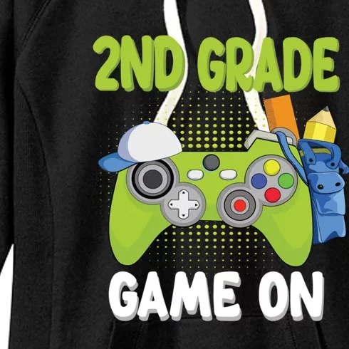 2Nd Grade Game On Video Games Gamer Funny Gaming Gift Women's Fleece Hoodie