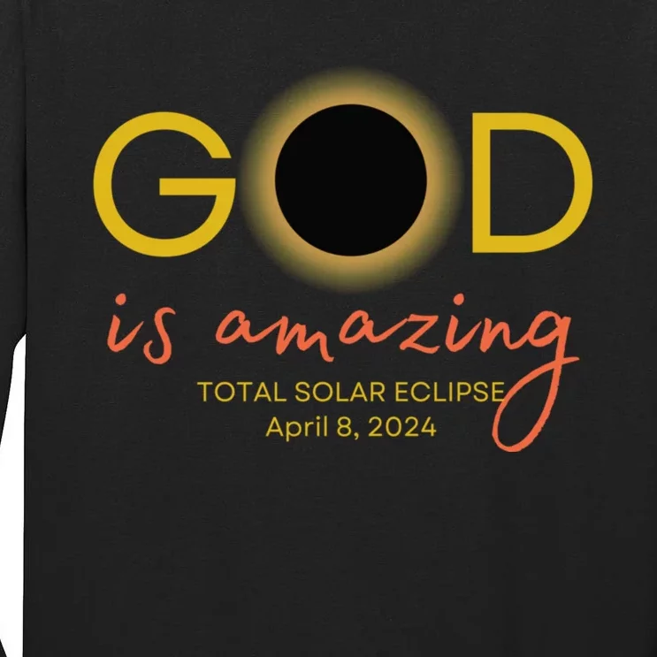 2024 God Is Amazing Christian Faith Tall Long Sleeve T-Shirt