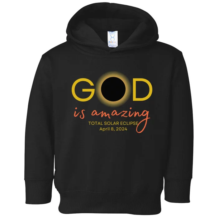 2024 God Is Amazing Christian Faith Toddler Hoodie