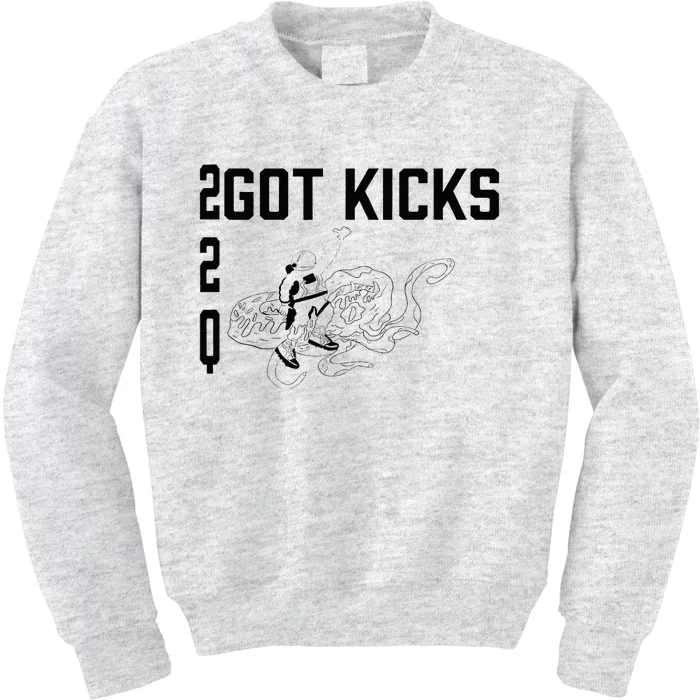 22q Got Kicks Spaceman Kids Sweatshirt