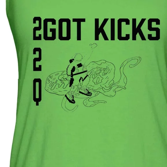 22q Got Kicks Spaceman Ladies Essential Flowy Tank