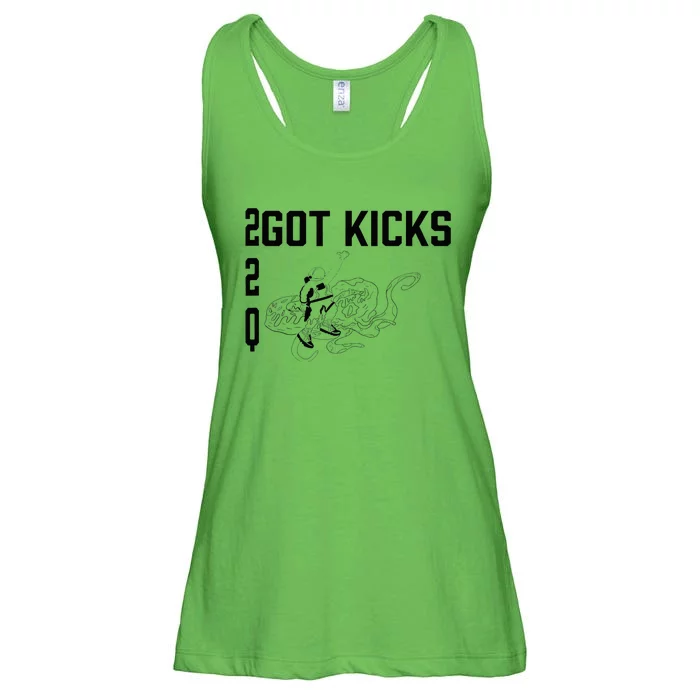 22q Got Kicks Spaceman Ladies Essential Flowy Tank