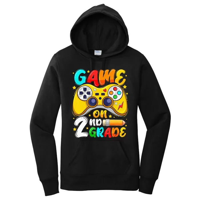 2Nd Grade Level Unlocked Game On 2Nd Grade Back To School Women's Pullover Hoodie