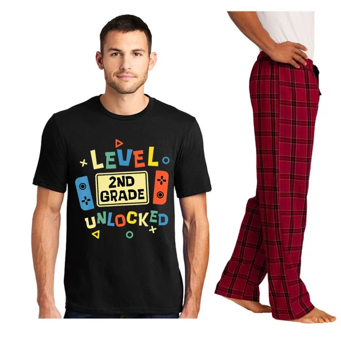 2Nd Grade Level Unlocked Video Gamer Back To School Pajama Set