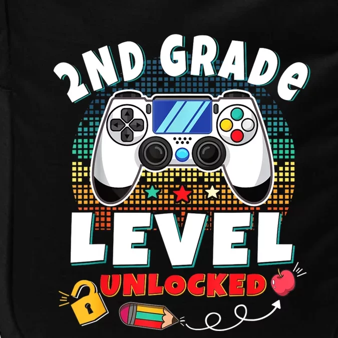 2nd Grade Level Unlocked Video Game Back To School Impact Tech Backpack