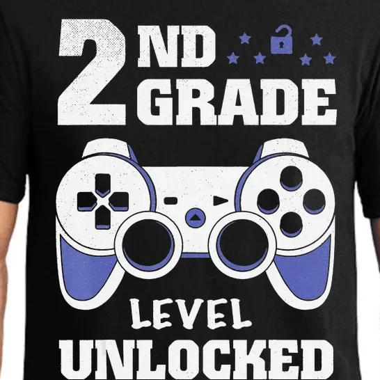 2Nd Grade Level Unlocked Video Gamer Back To School Pajama Set