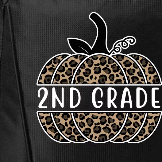 2nd Grade Leopard Pumpkin City Backpack