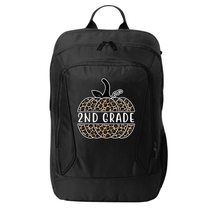 2nd Grade Leopard Pumpkin City Backpack