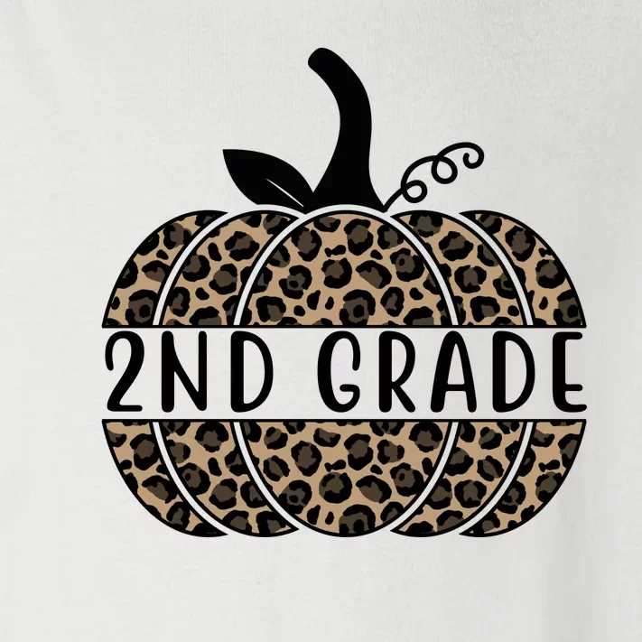 2nd Grade Leopard Pumpkin Toddler Long Sleeve Shirt