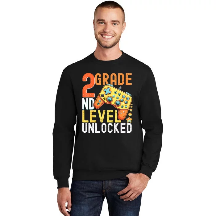 2nd Grade Level Unlocked Video Game Back To School Sweatshirt