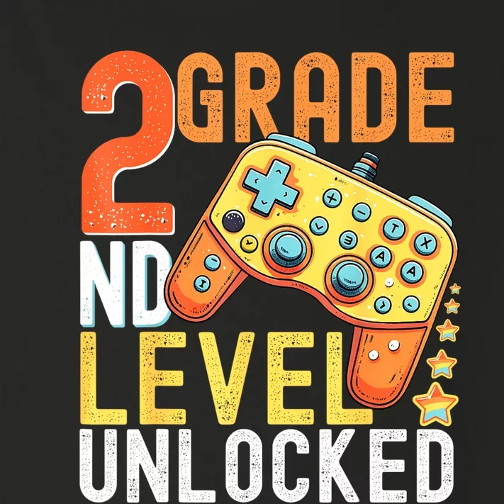 2nd Grade Level Unlocked Video Game Back To School Toddler Long Sleeve Shirt