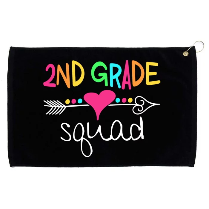 2nd Grade Squad Second Teacher Student Team Back To School Gift Grommeted Golf Towel