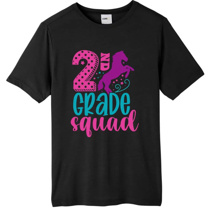 2nd Grade Squad Back To School Teacher Second Grade Gift ChromaSoft Performance T-Shirt