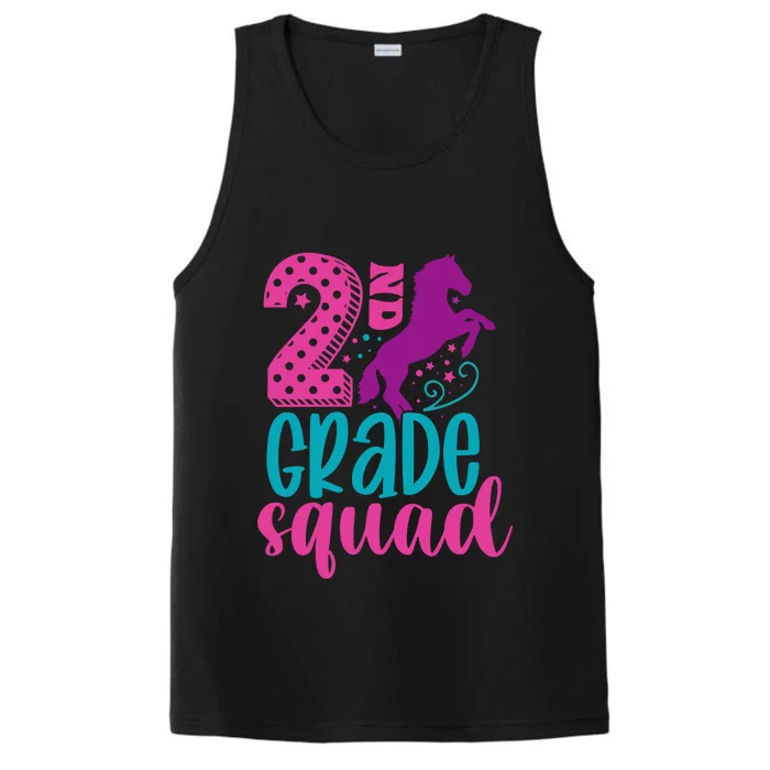 2nd Grade Squad Back To School Teacher Second Grade Gift Performance Tank