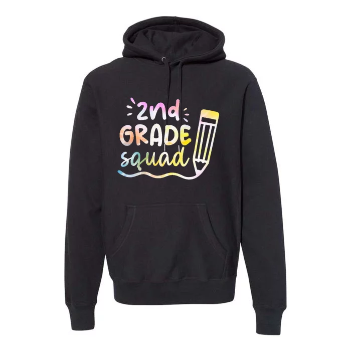 2nd Grade Squad Team Back To School Teachers Students Premium Hoodie