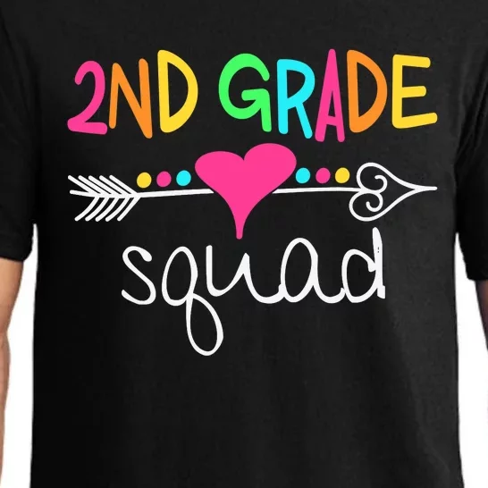 2nd Grade Squad Second Teacher Student Team Back To School Pajama Set