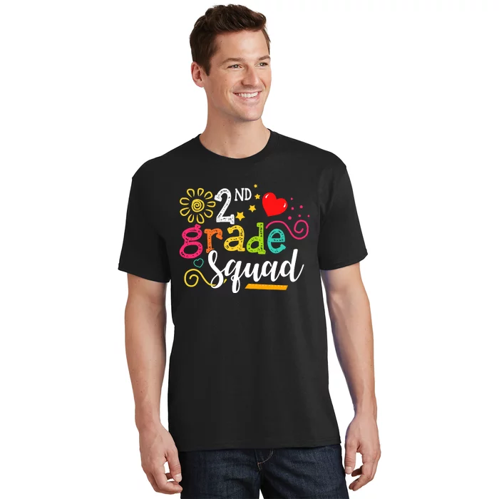 2nd Grade Squad Student Teacher Gift Back To School T-Shirt