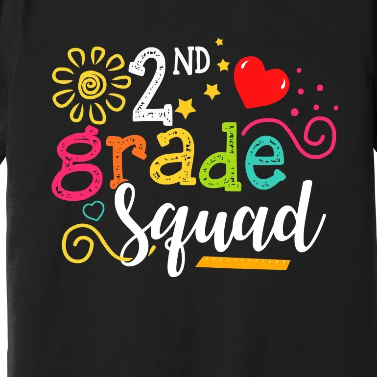 2nd Grade Squad Student Teacher Gift Back To School Premium T-Shirt