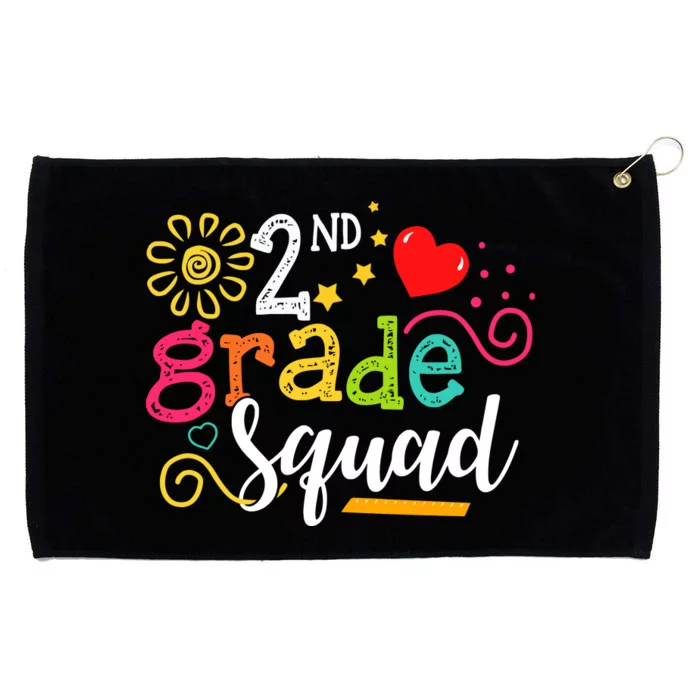 2nd Grade Squad Student Teacher Gift Back To School Grommeted Golf Towel