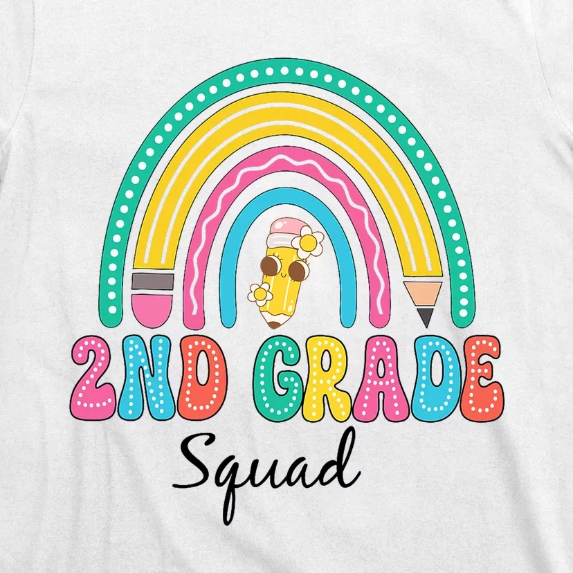 2nd Grade Squad Second Teacher Student Team Back To School T-Shirt