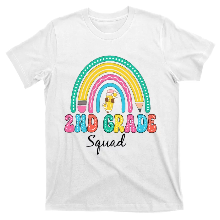 2nd Grade Squad Second Teacher Student Team Back To School T-Shirt