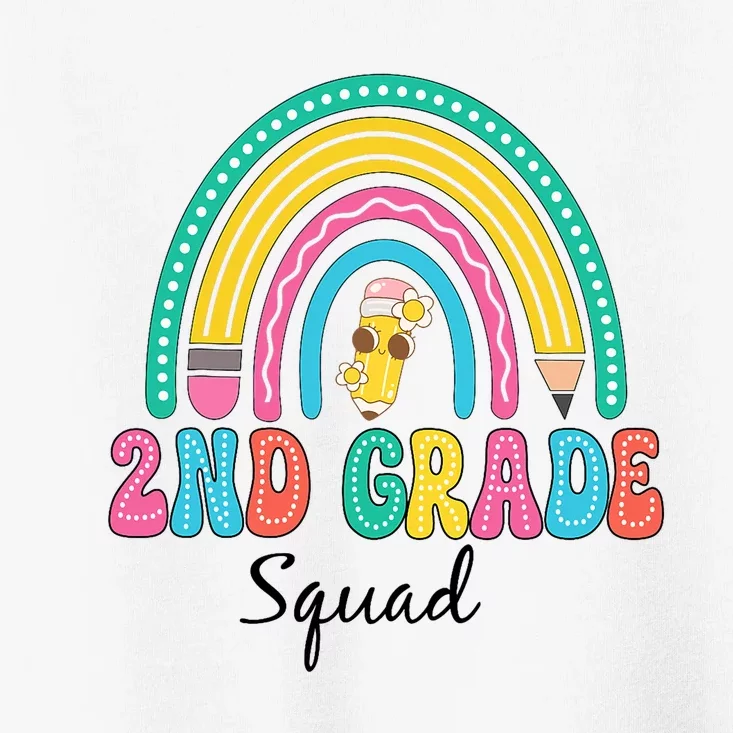 2nd Grade Squad Second Teacher Student Team Back To School Toddler T-Shirt