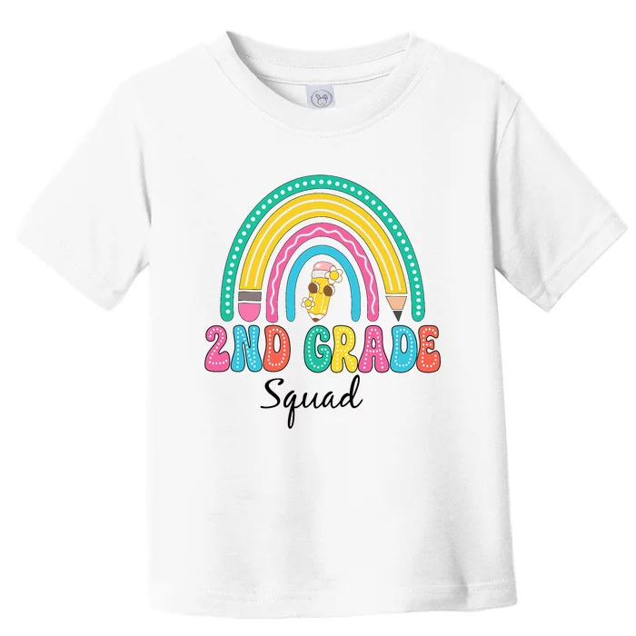 2nd Grade Squad Second Teacher Student Team Back To School Toddler T-Shirt