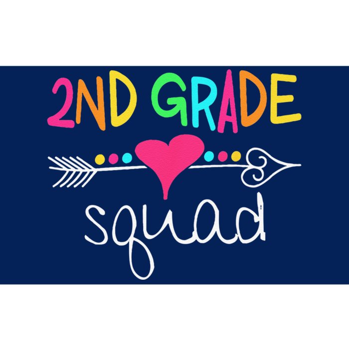 2nd Grade Squad Second Teacher Student Team Back To School Bumper Sticker