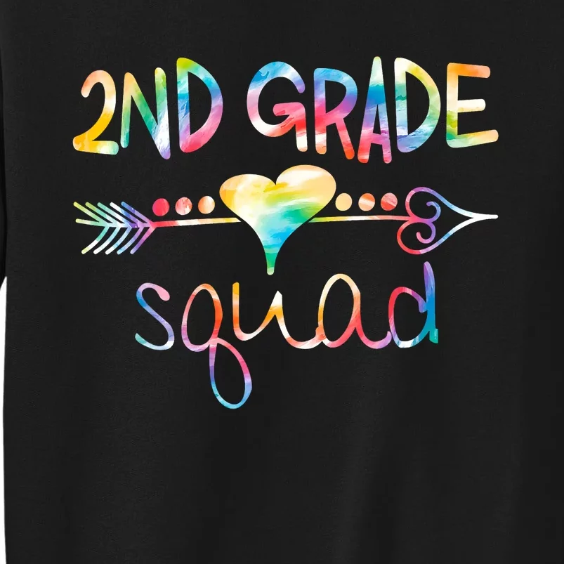 2nd Grade Squad Second Grade Team Teacher Boy Girl Kids Tall Sweatshirt