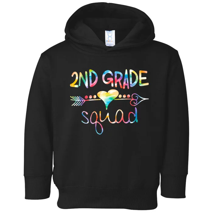 2nd Grade Squad Second Grade Team Teacher Boy Girl Kids Toddler Hoodie