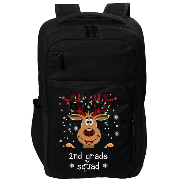 2nd Grade Squad Reindeer Christmas Impact Tech Backpack