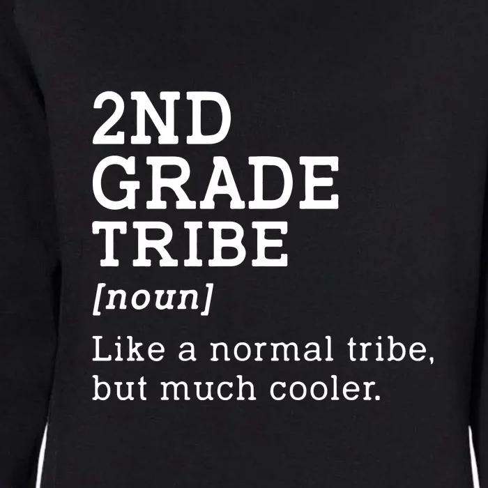 2nd Grade Tribe Back To School Teacher Second Grade Team Gift Womens California Wash Sweatshirt