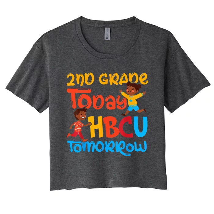 2nd Grade Today HBCU Tomorrow Graduate Grad Colleges School Women's Crop Top Tee