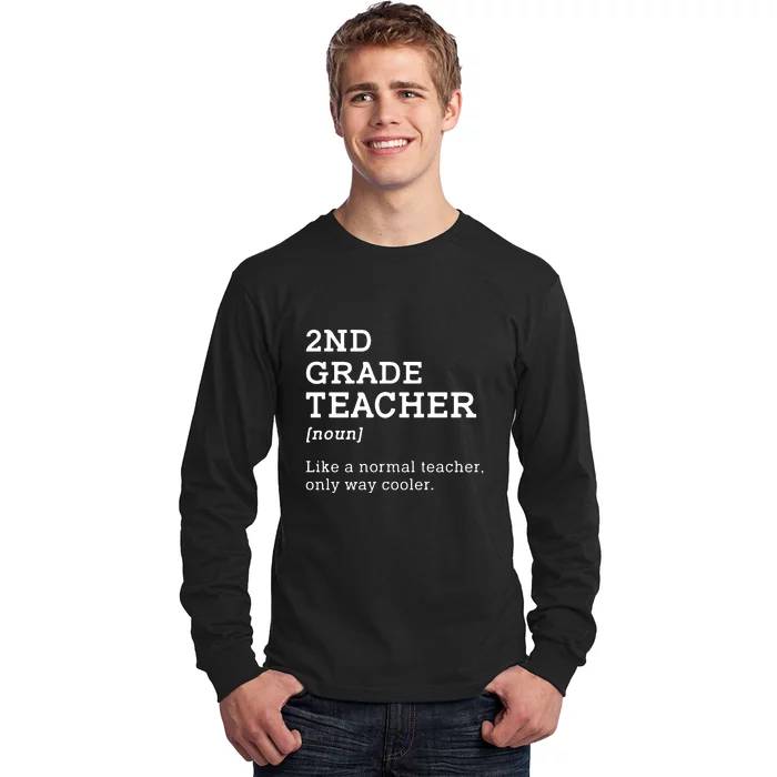 2nd Grade Teacher Idea For Second Grade Teacher Gift Long Sleeve Shirt