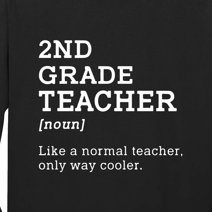 2nd Grade Teacher Idea For Second Grade Teacher Gift Long Sleeve Shirt