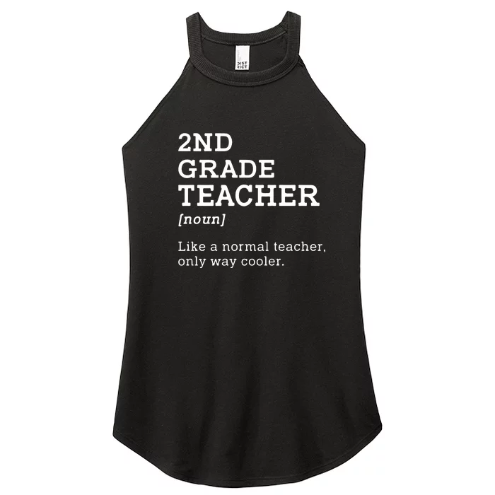 2nd Grade Teacher Idea For Second Grade Teacher Gift Women’s Perfect Tri Rocker Tank