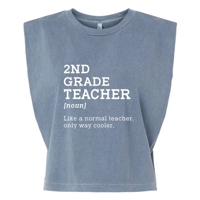 2nd Grade Teacher Idea For Second Grade Teacher Gift Garment-Dyed Women's Muscle Tee