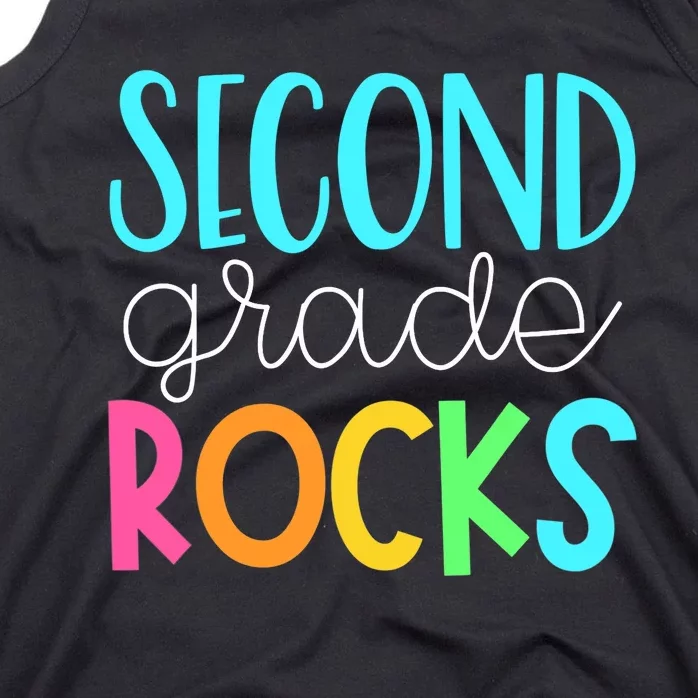 2nd grade teacher, second grade rocks Tank Top