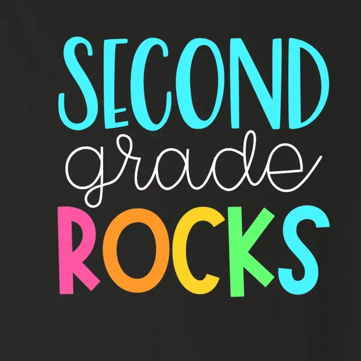 2nd grade teacher, second grade rocks Toddler Long Sleeve Shirt