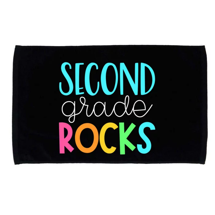 2nd grade teacher, second grade rocks Microfiber Hand Towel