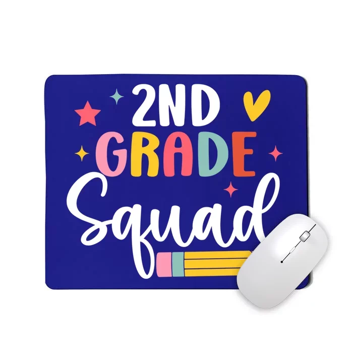 2Nd Grade Teacher Back To School Student Second Grade Squad Meaningful Gift Mousepad