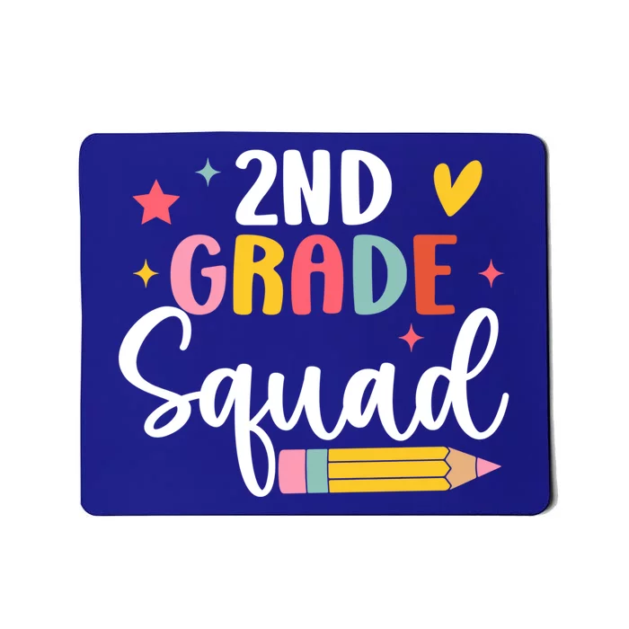 2Nd Grade Teacher Back To School Student Second Grade Squad Meaningful Gift Mousepad