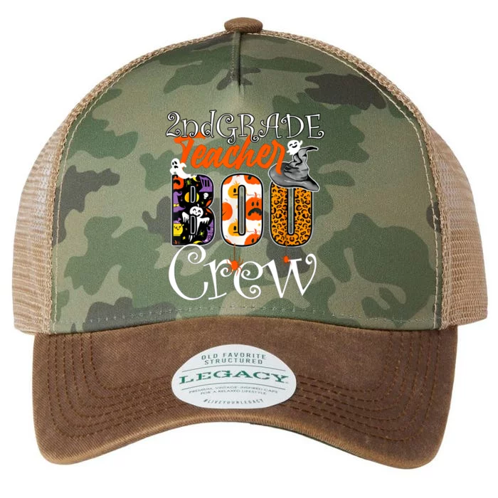 2Nd Grade Teacher Boo Crew Halloween Second Grade Teacher Gift Legacy Tie Dye Trucker Hat