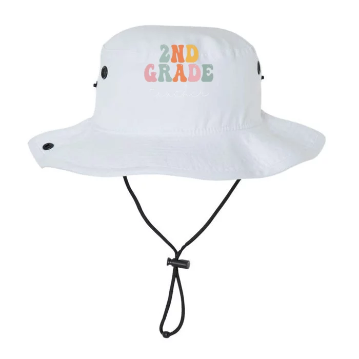 2nd Grade Teacher Retro Groovy Vintage First Day Of School Legacy Cool Fit Booney Bucket Hat