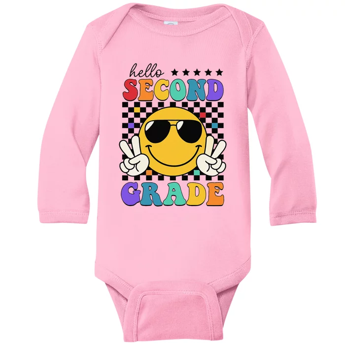 2nd Grade Teachers First Day Second Grade Baby Long Sleeve Bodysuit