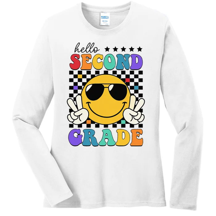 2nd Grade Teachers First Day Second Grade Ladies Long Sleeve Shirt