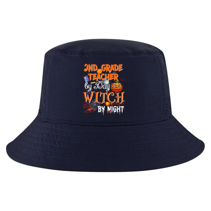 2Nd Grade Teacher By Day Witch By Night Great Gift Cool Comfort Performance Bucket Hat