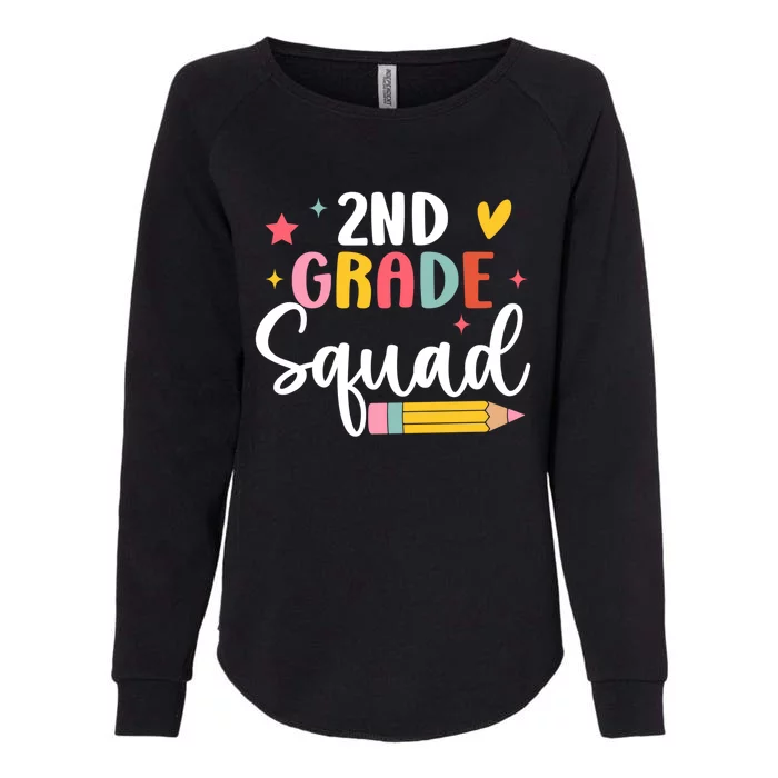 2Nd Grade Teacher Back To School Student Second Grade Squad Gift Womens California Wash Sweatshirt