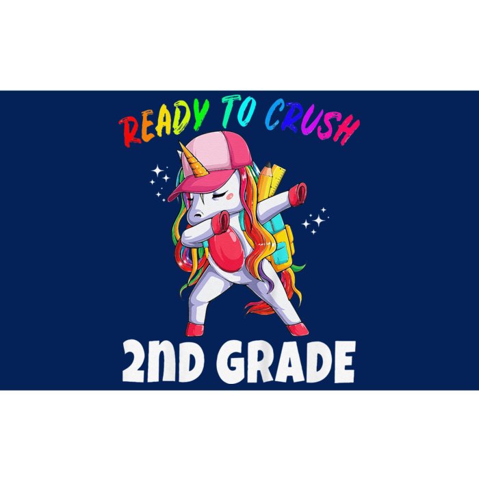 2nd Grade Unicorn First Day Of School Gift Rainbow Bumper Sticker