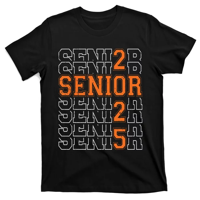 2025 Graduation Vintage School Spirit T-Shirt